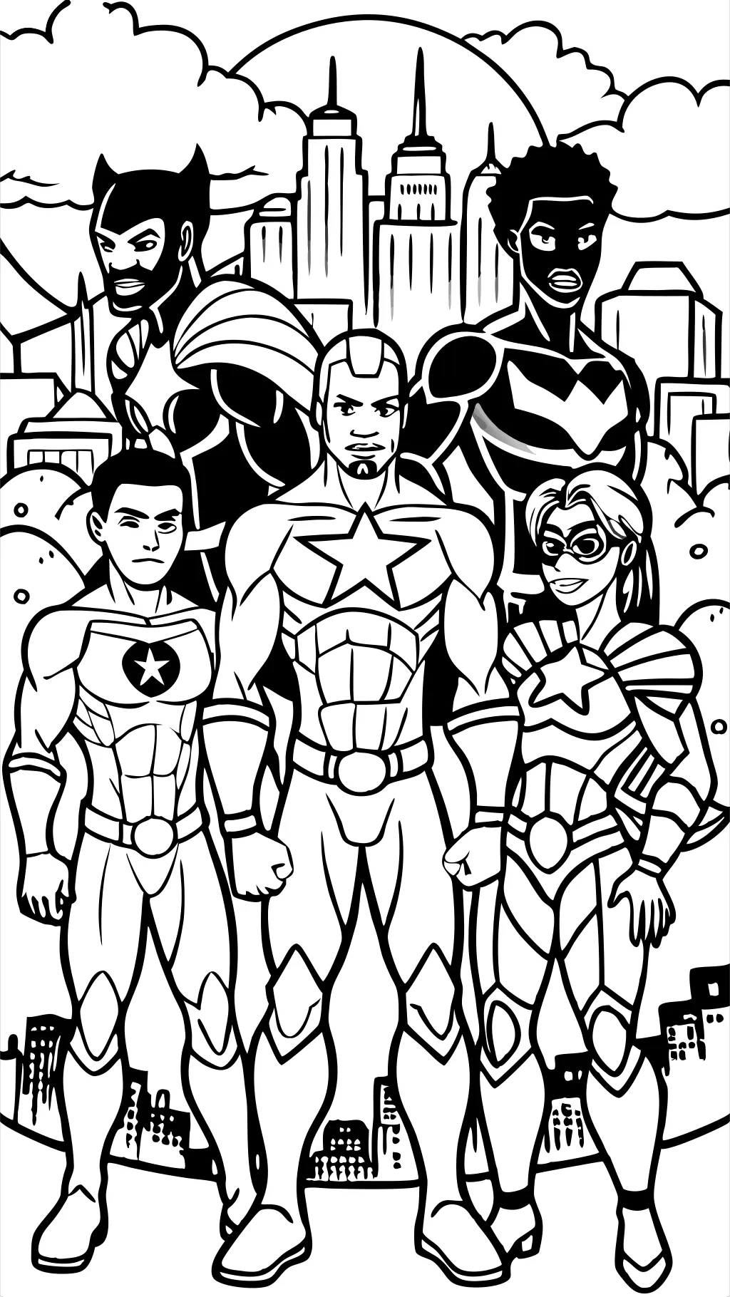 coloriages super héros